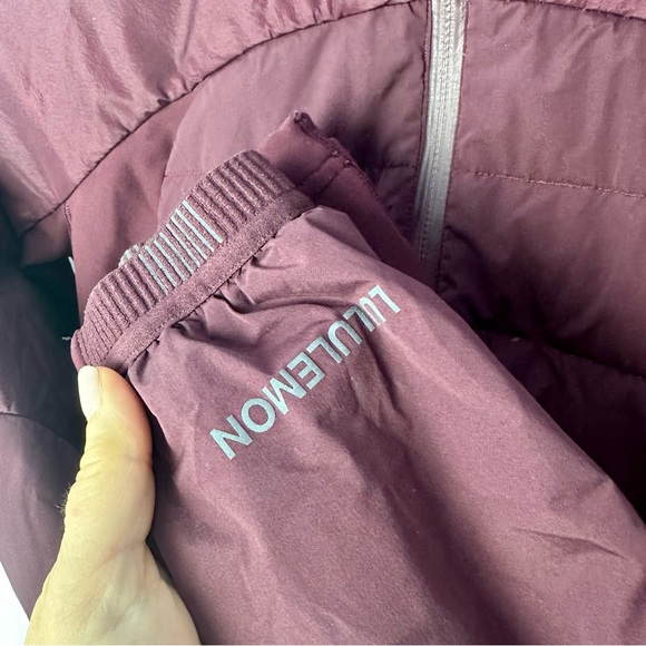 Lululemon Down For It All Running Winter Jacket - Cassis - Size 4 #206 - Picture 5 of 7